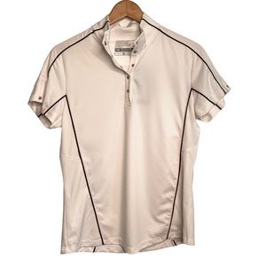 Cutter & Buck Snap-Front Polo Golf Shirt NWT L